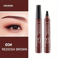 Caneta para Sobrancelha à Prova d'Água, Lápis Microblading, Maquiagem Natural para Sobrancelhas (5 Cores)