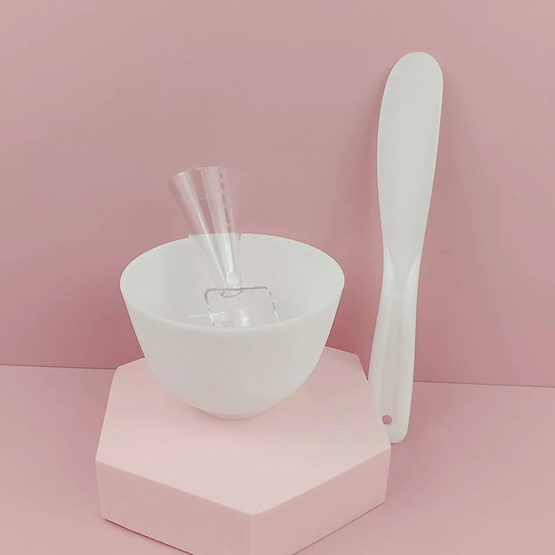 Kit de 2/3/4/5 Peças para Mistura de Máscaras Faciais - Cuidados com a Pele e Beleza Feminina