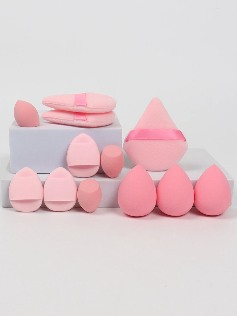 Kit de Esponjas de Maquiagem 12 Peças